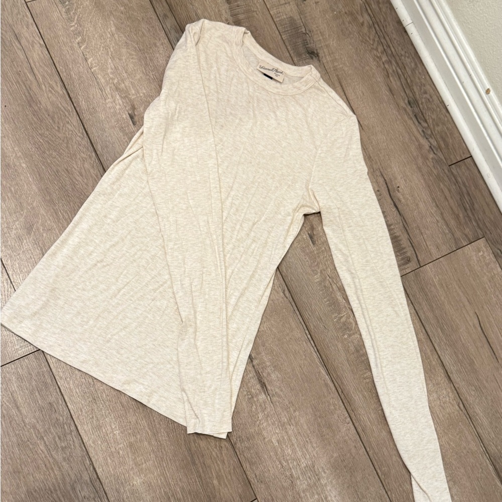 Target Cream Women's Long Sleeve Blouse